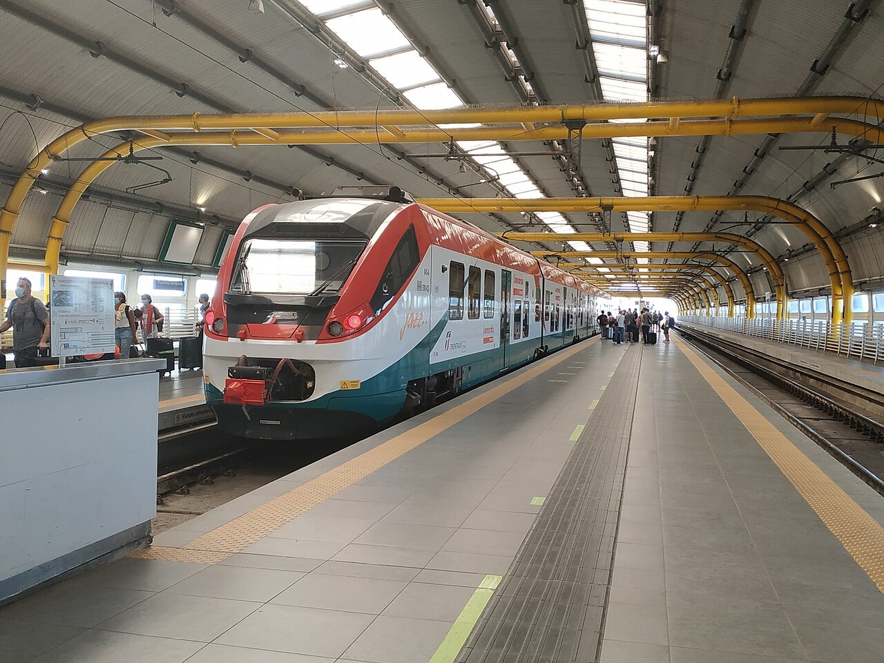 How do you get from Fiumicino Airport to central Rome?
